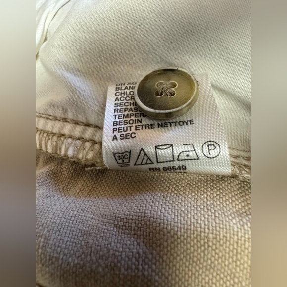 Tommy Bahama Slacks Tan Linen/Silk Size 36 EUC - Picture 10 of 11